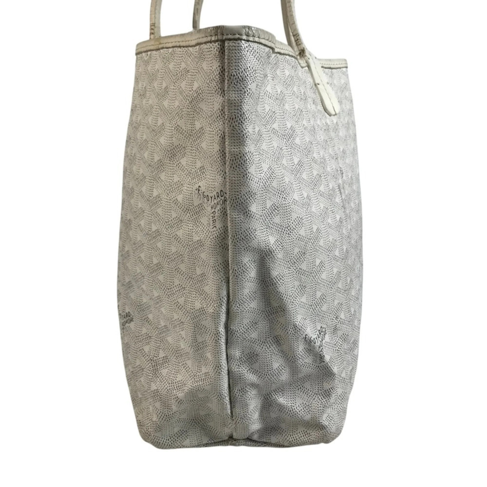 GOYARD Saint Louis PM Shoulder Bag, Tote Leather, Women's, White - Picture 3 of 16
